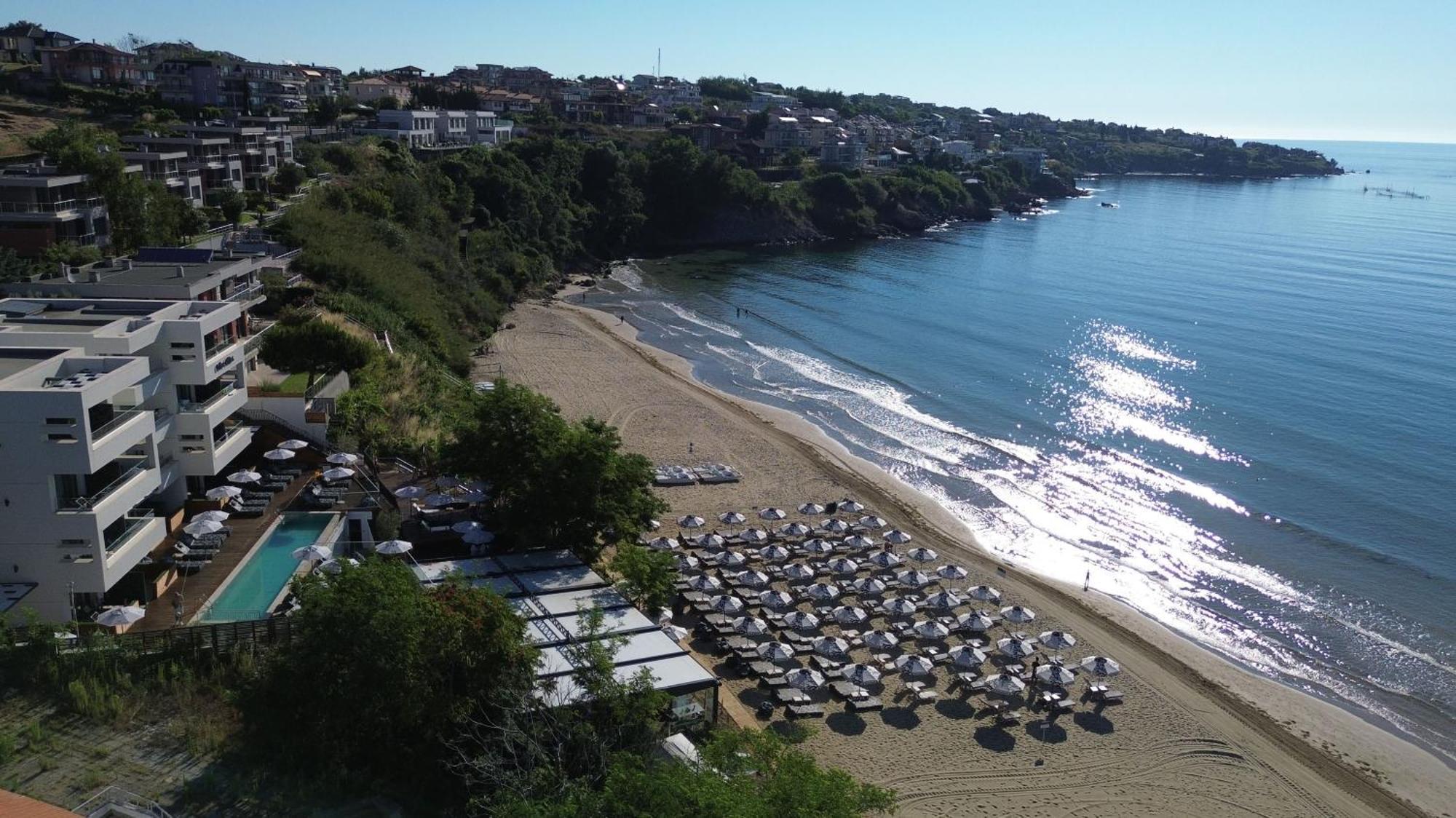Olive Villas Beach Hotel Sozopol Bagian luar foto